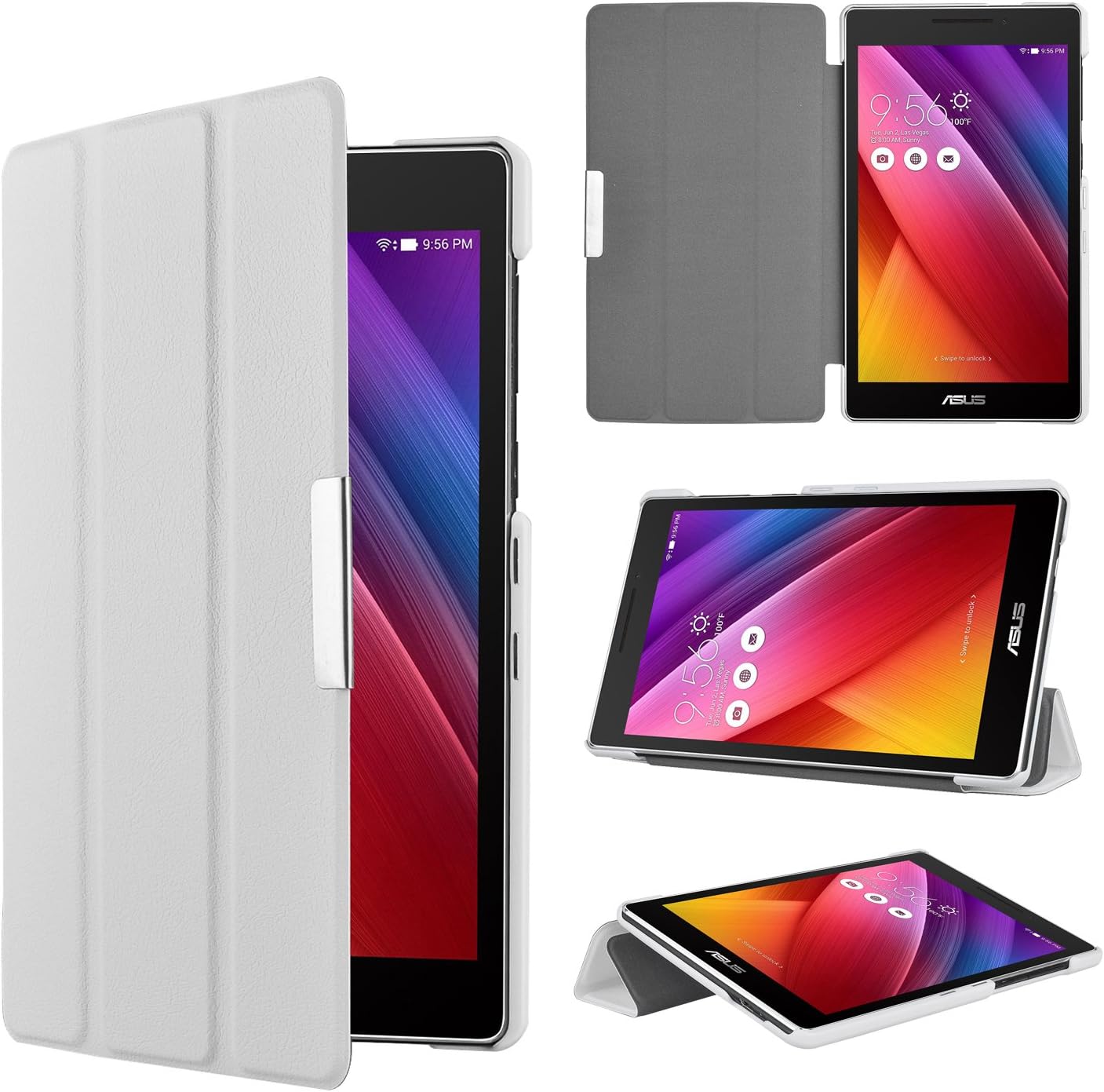 Asus Zenpad 7 0 Z370c Case Ivso Slim Smart Cover Case For Asus Zenpad 7 0 Z370c Tablet Not For Asus Zenpad 7 0 Z170c White Amazon Co Uk Computers Accessories