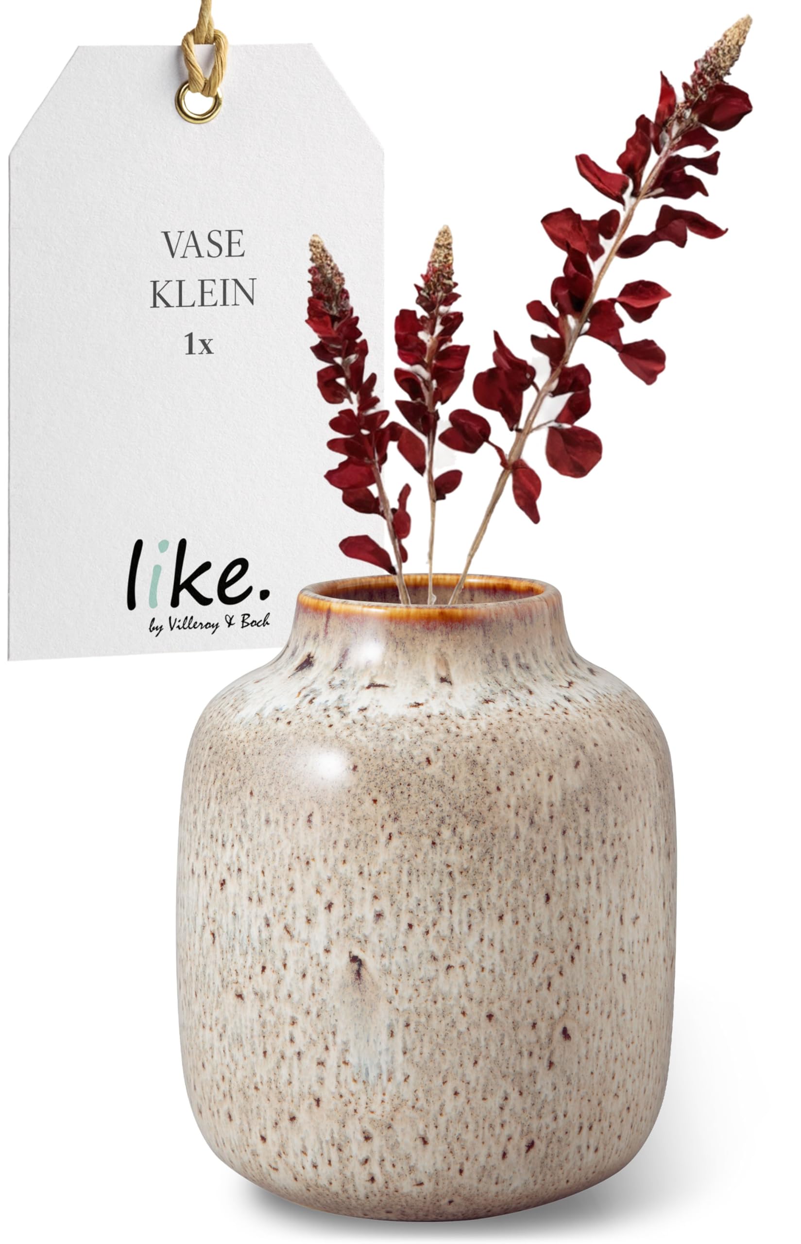 like. by Villeroy & Boch 10-4286-5081 Vase, Stoneware, Beige