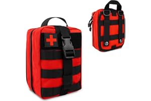 72 HRS Medical Molle Pouch Tactical - 1000D Nylon First Aid Pouch, Big Capacity Pouch Utility, Heavy Duty for Home, First aid