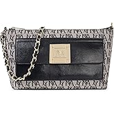 TILLARY Canvas Shoulder Clutch Satchel Purse Crossbody Designer Bag for Ladies Medium Evening Casual Party Work Women Handbag