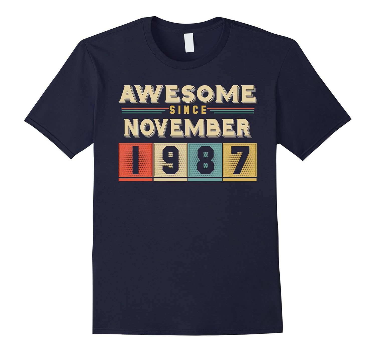 Retro Awesome since November 1987 30th Birthday Gift 30 Born-Rose