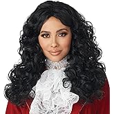 California Costumes, Captain Hook Curls Wig, Brunette
