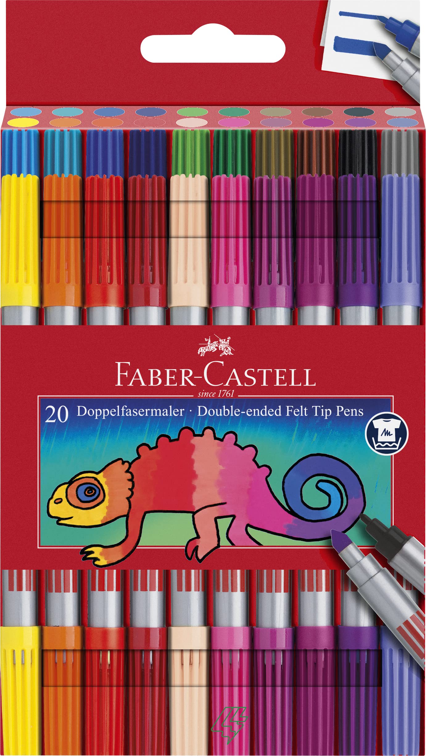 Faber-Castell 151119 Double-Ended Colour Felt Tip Pen