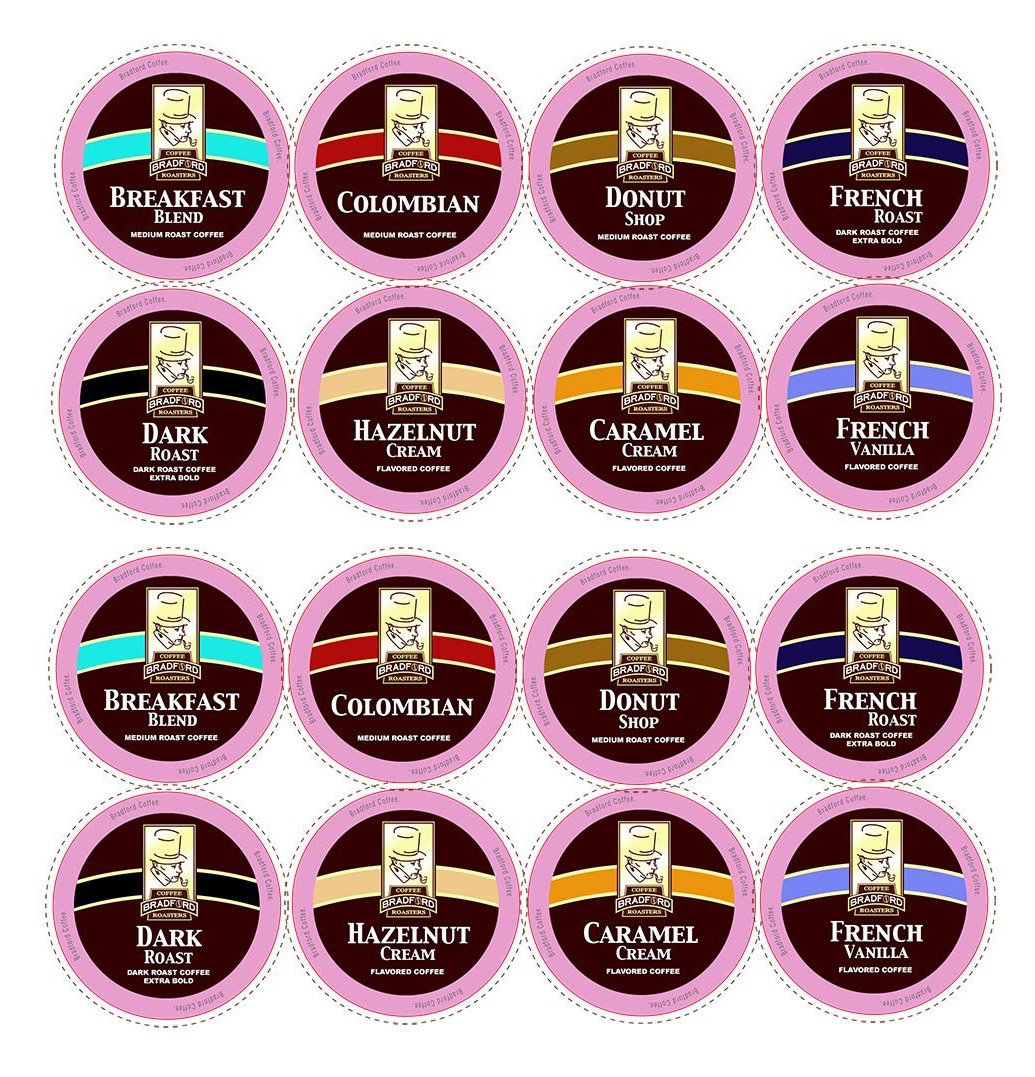 100ct Variety Pack for Keurig Kcups, 8 Assorted Single Cup Sampler 20