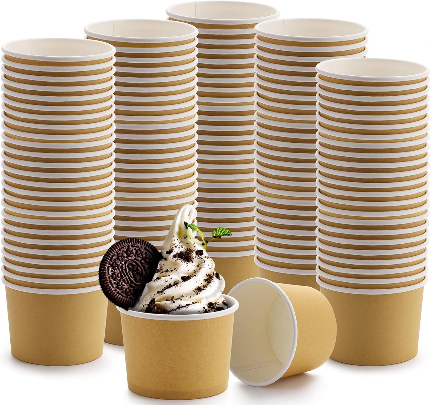 Lawei 100 Pcs Paper Ice Cream Bowls Disposable Stackable Recyclable Cups Dessert Tubs For Sundae Yogurt Pudding Jelly Tiramisu 240 Ml Amazon Co Uk Kitchen Home Lawei 100 Pcs Paper Ice Cream Bowls Disposable Stackable Recyclable Cups Dessert Tubs For Sundae Yogurt Pudding Jelly Tiramisu 240 Ml Amazon Co Uk Kitchen Home