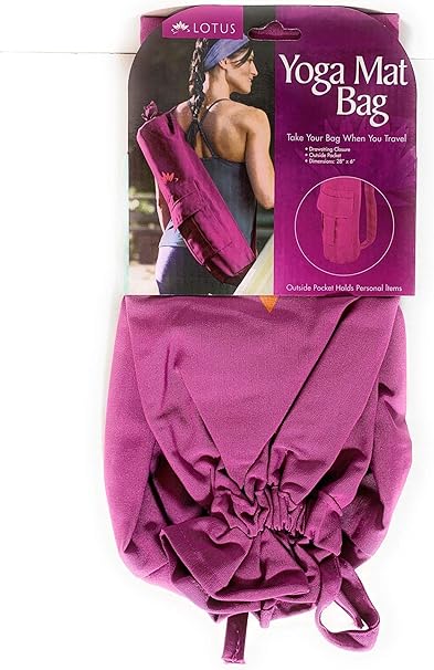 pink yoga mat bag