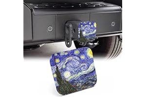 NITAHHHY Trailer Hitch Cover, Abstract Starry Night 2 Inch Hitch Plug Covers Hitch Cover Tube Rubber Towing, Square Receiver Plug Cap for Cars Suvs Trucks