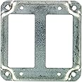 Raco 809C 4\" Square 2 GFCI Exposed Work Cover -