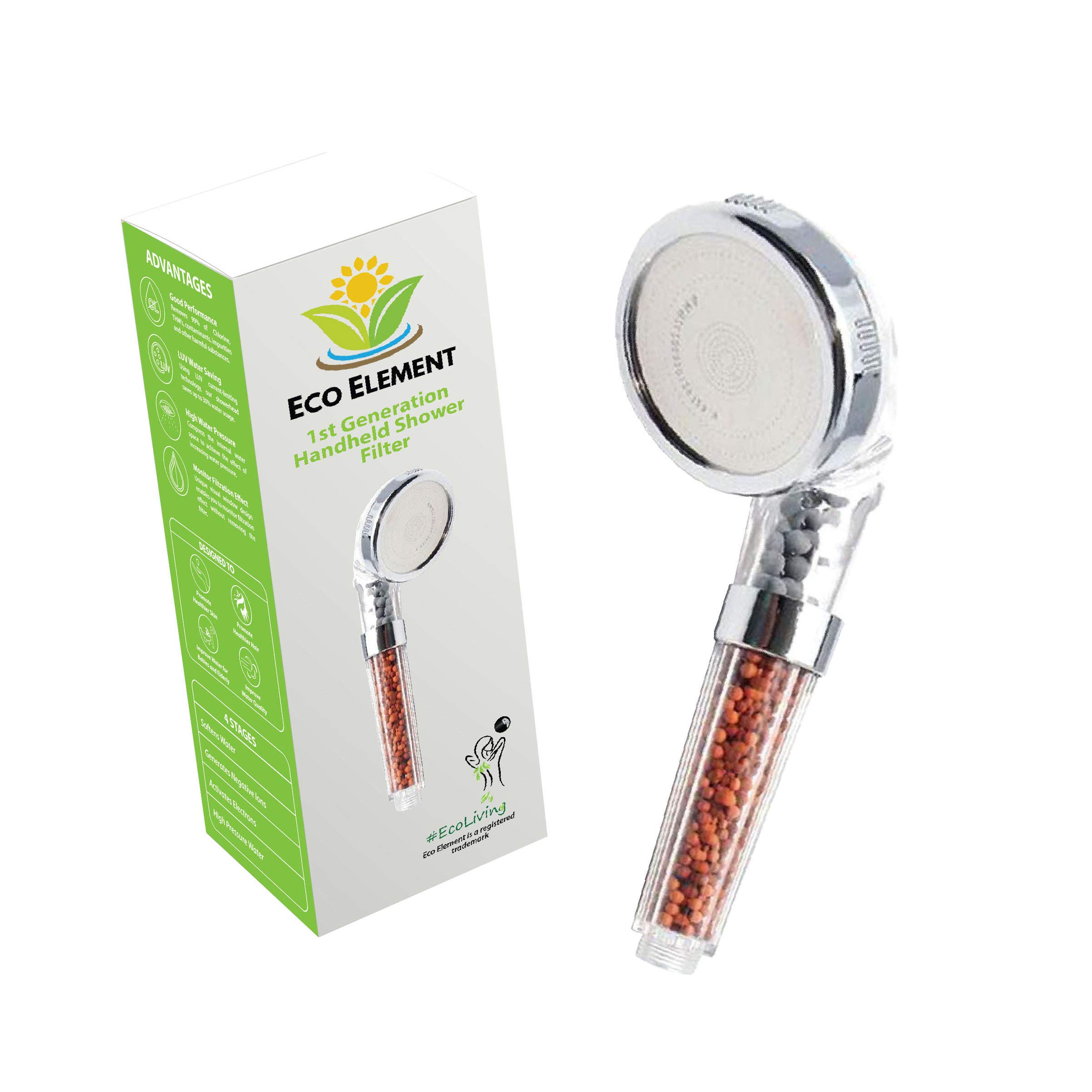 Eco Element CMIBJCK003927 EcoElement 1st Gen Chrome Shower Filter