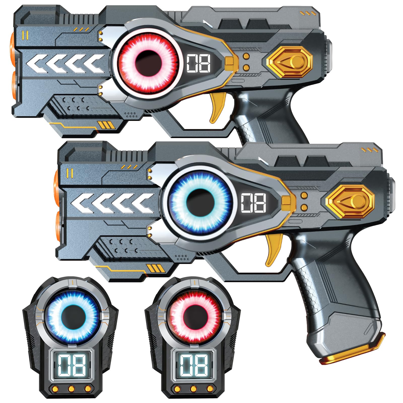 Photo 1 of ***MISSING PARTS***
Laser Tag Guns Set of 2, Laser Tag Game with LED Score Display Vests Inoor Outdoor Games for Kids Cool Toys for 8 9 10 11 12+ Year Old Boys Girls Children Teens Adults Christmas Birthday Gifts