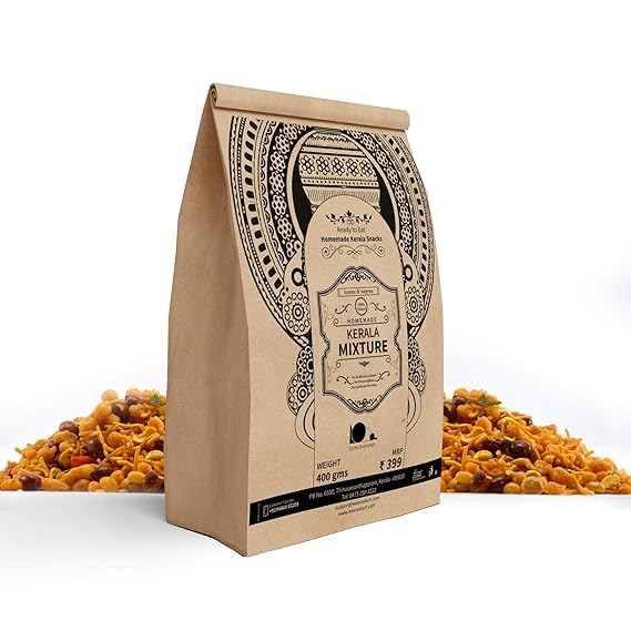 looms & weaves - Ready to Eat - Spicy Kerala Mixture (Ready to eat - Home Made) - 400 gm