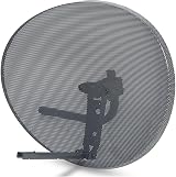 Viewi SSL Zone 2 Satellite Dish 80x60cm Wideband LNB Sky Q HD FreeSat Hotbird view 2