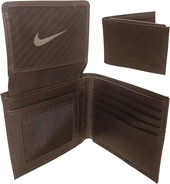 Nike Portefeuille en Cuir Golf, Passcase Brown Amazon.fr Vêtements