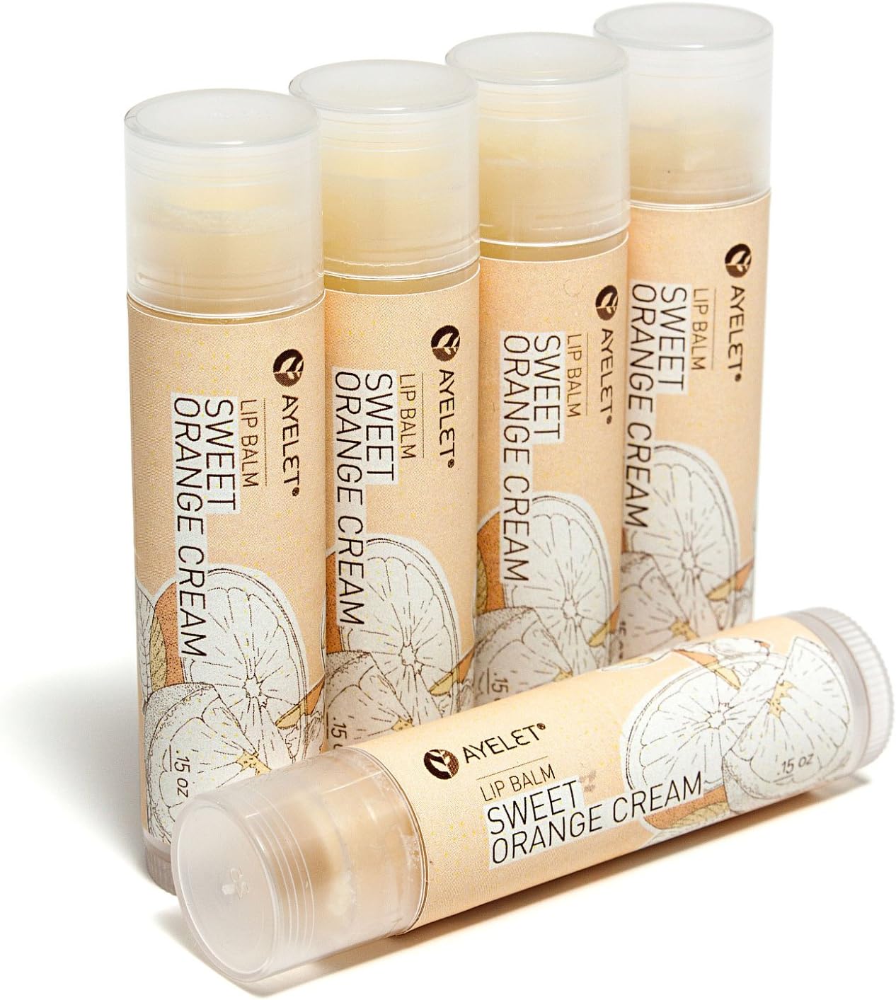 Sweet Orange and Tahitian Vanilla Organic Luscious Lip Balm