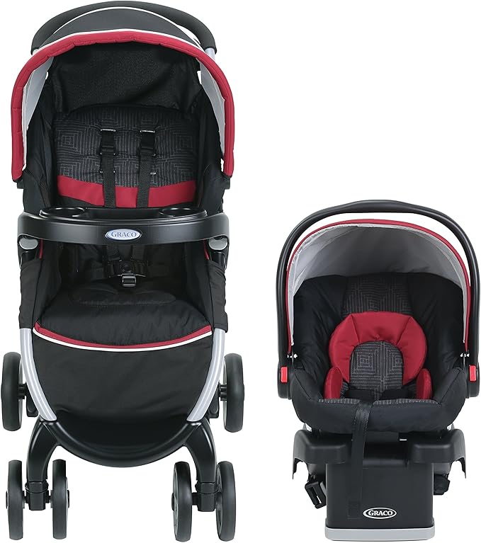 graco fastaction fold stroller and infant car seat travel system
