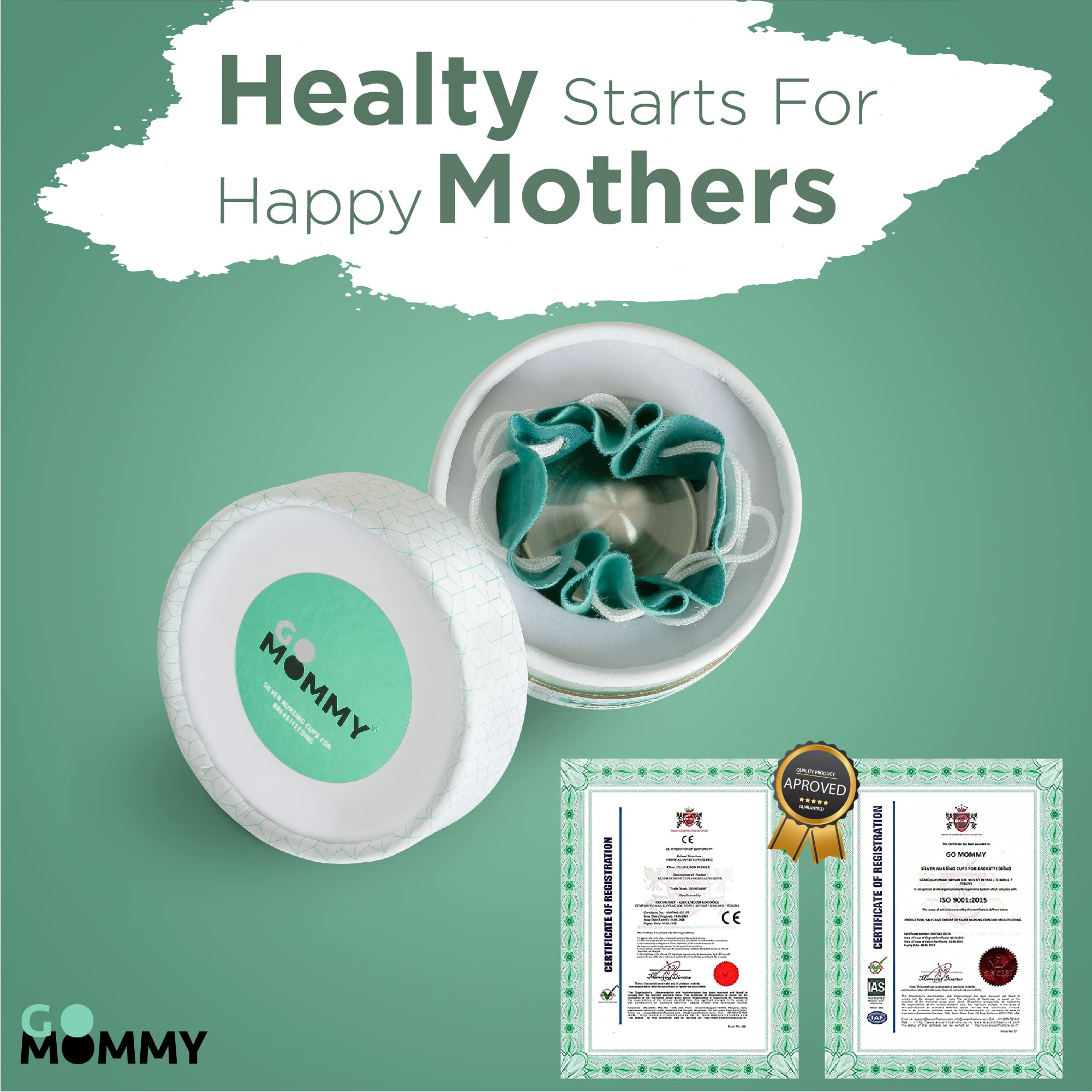 The Original Silver Nursing Cups, Nipple Shields for Nursing Newborn