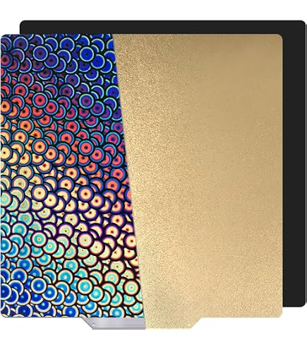 Flsun Super Racer Spring Steel Build Plate - Double Sided PEL+PEB Sheet 270mm Round For 3D Printing