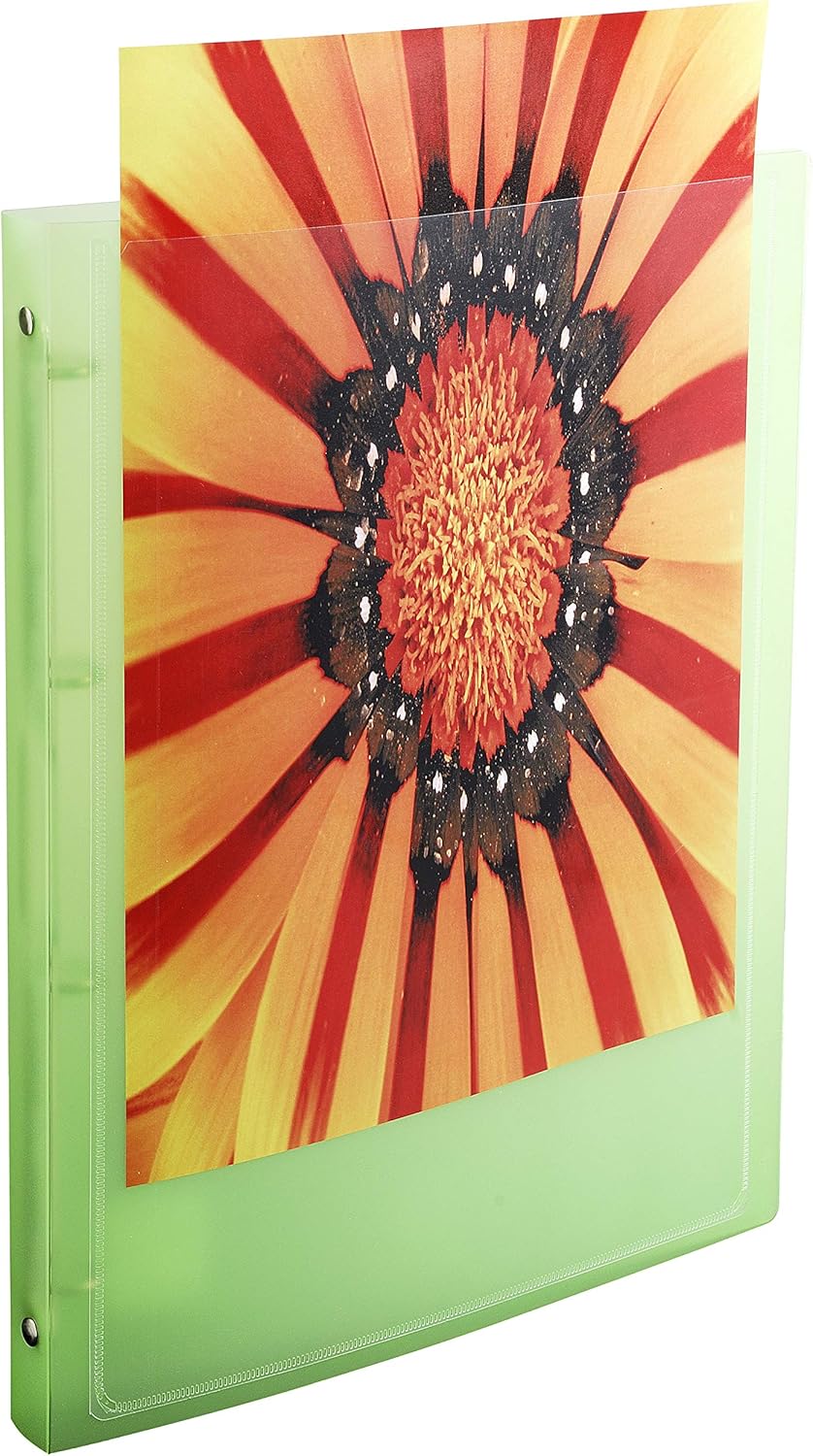 Exacompta, ref. 51969E, 1 customizable flexible PP binder 1 pocket, 4 round rings, 15 mm diameter - Image 5