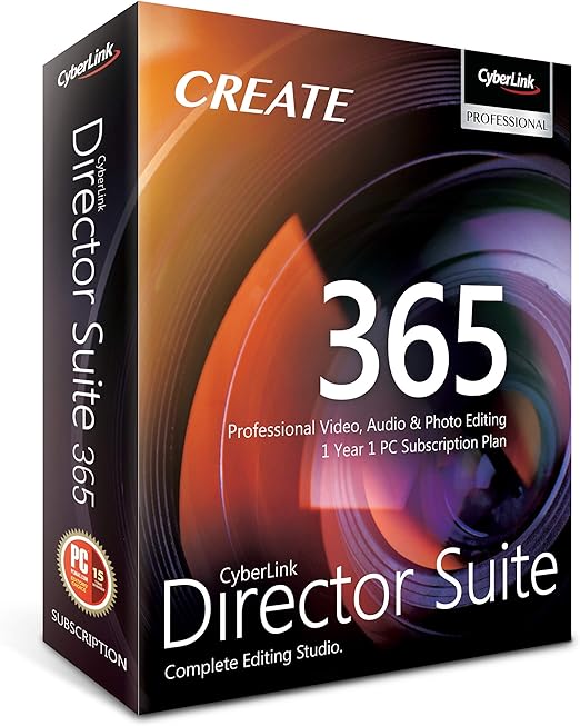 Amazon.com: Cyberlink Director Suite 365 | 1 Year | 1 PC Subscription ...