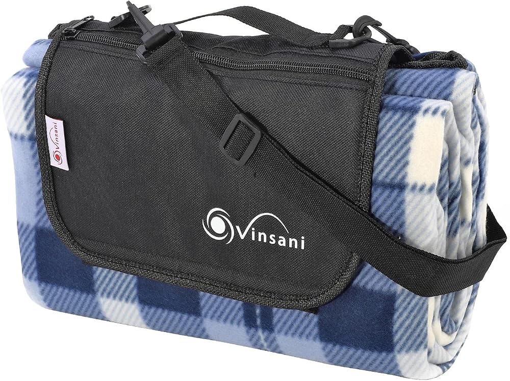 Vinsani Foldable Picnic Blanket 260 x 220 cm Outdoor Waterproof Sand Proof