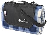 Vinsani Foldable Picnic Blanket 260 x 220 cm Outdoor Waterproof Sand Proof