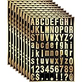 8 Sheets Self-Adhesive Vinyl Letters Numbers