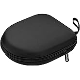Ginsco Universal Headphone Case Compatible with JBL Tune 510BT 720BT, Sony WH-CH 720N/WH-CH520, Soundcore Q20i/Q30 BERIBES KVIDIO TOZO etc, 1680D Oxford Travel Carrying Hard Shell Case Black