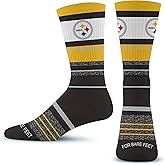 For Bare Feet NFL Unisex Nfl Friday Dress Crew Sock