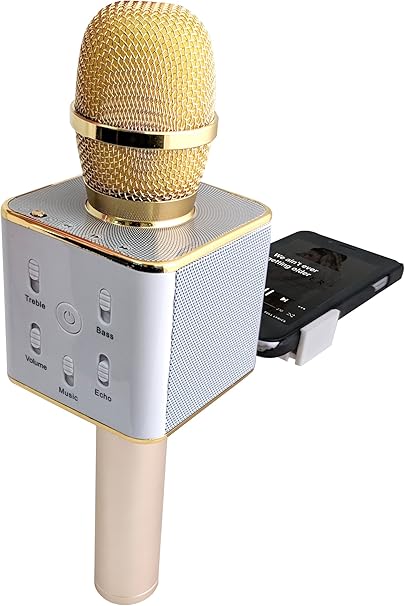 microphone with speaker built in