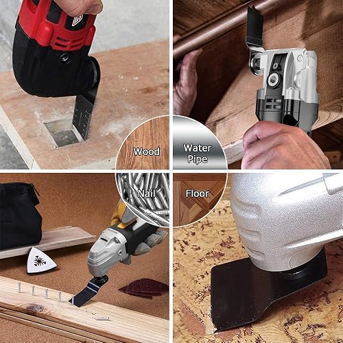 thumbnail image 2 of 10-Pack Oscillating Tool Scraper Blades - Universal Fit For Dewalt, Milwaukee, Makita, Etc. 2 of 12