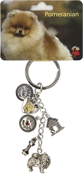 pomeranian keyring