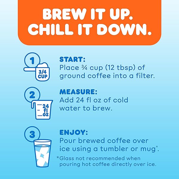 DUNKIN’ COLD CARAMEL FLAVORED GROUND COFFEE, 10 OUNCE