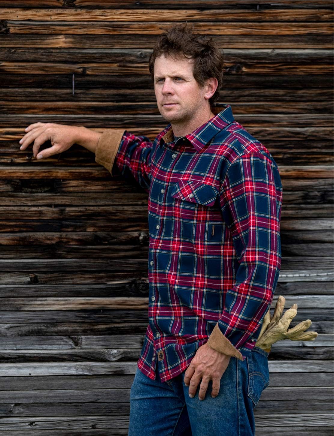 Legendary Whitetails Men's Buck Camp Flannel Shirt: Clothing