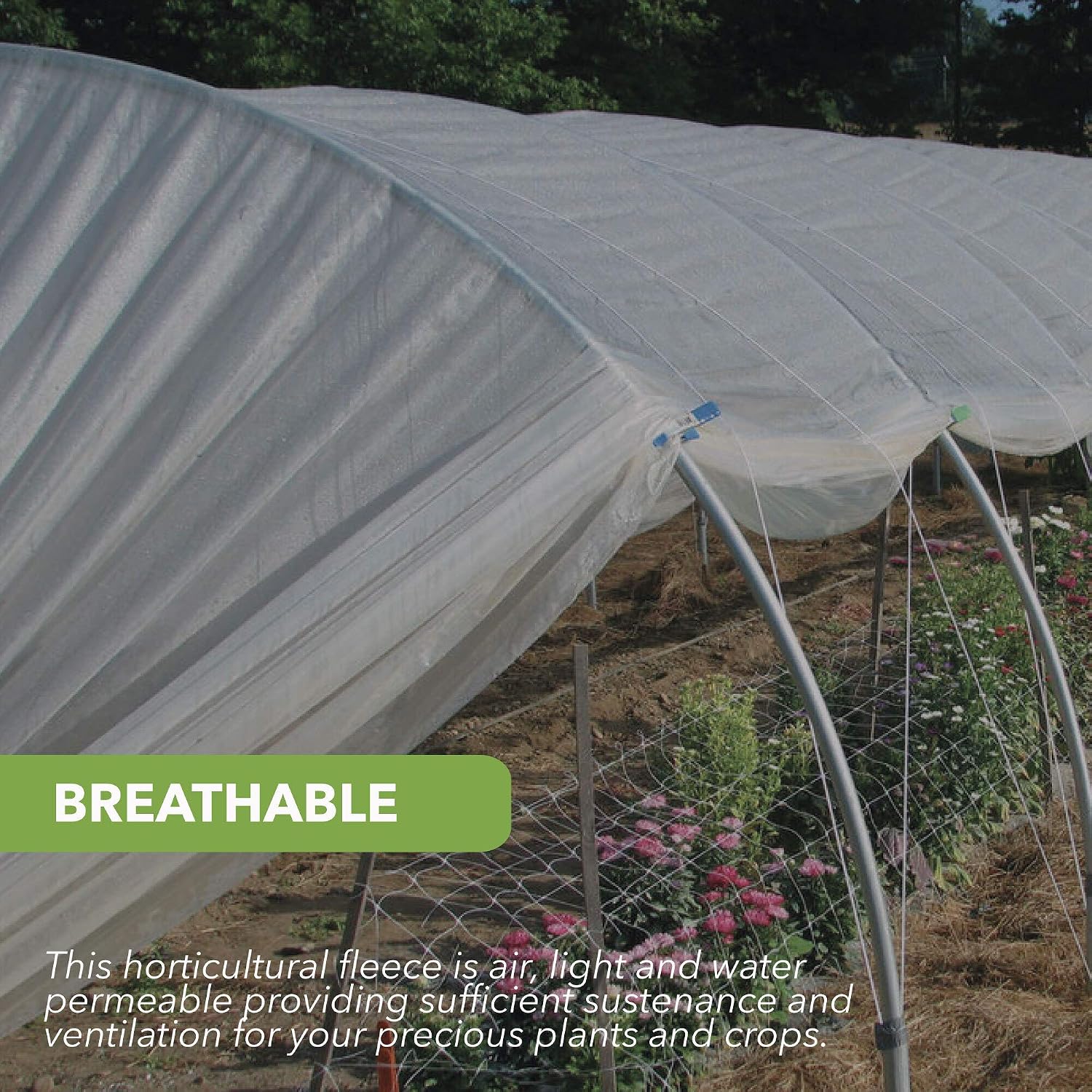 BLOSTM Garden Fleece Plant Protection, Durable Cloth Winter Frost Protection For Plants Up To -6°C - Image 4