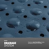 KEPLIN Premium Non-Slip Bath Mat 164 Suction Cups 54x54cm Dark Blue view 4