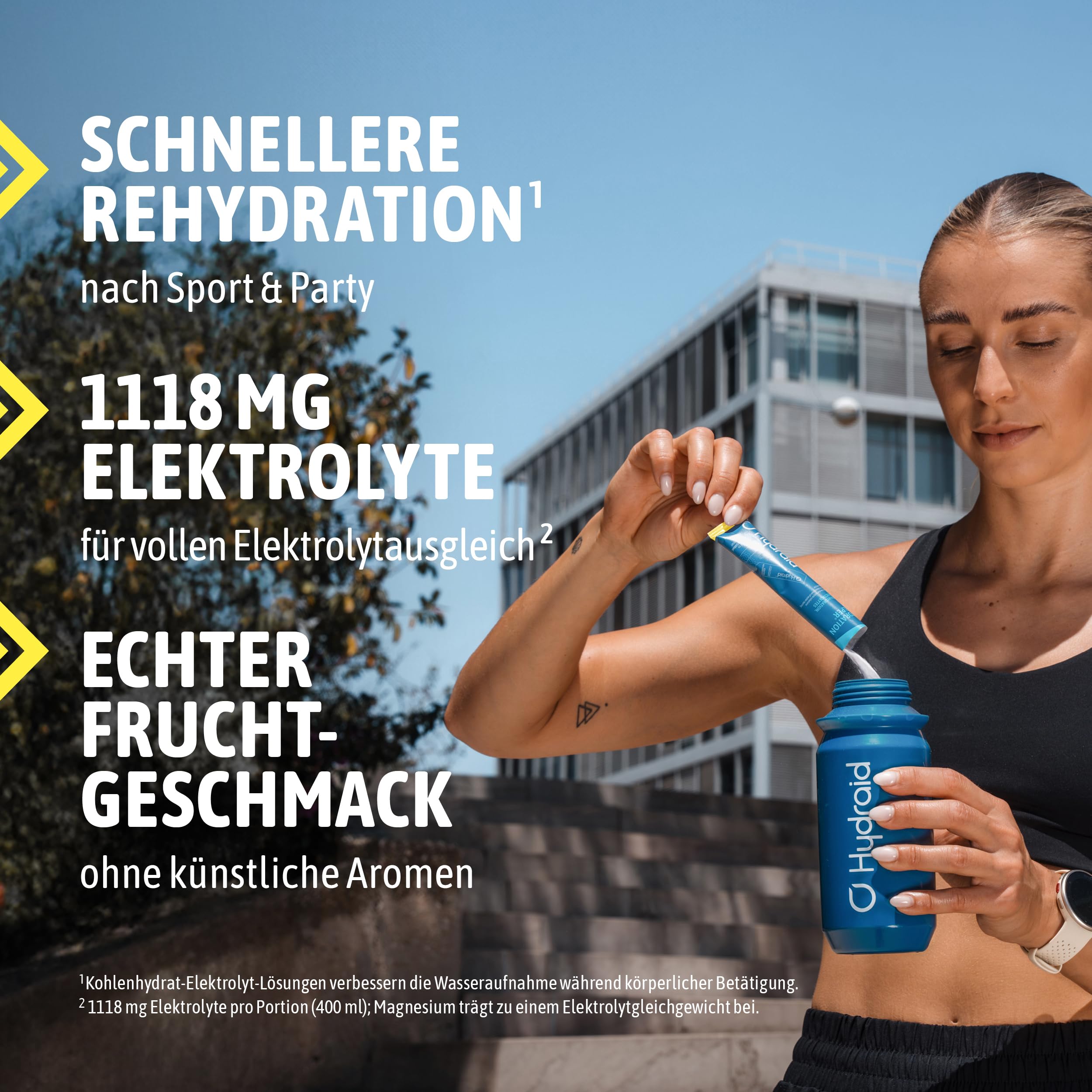 Hydraid Hydration Helper® LEMON - Elektrolyt Pulver, 25 Sticks 2