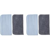 Stracci E Raccogli Polvere 10 Misure 28 X 22 X 22 Cm Con Panni Per Scopa A Vapore H2O Panni Triangolari In Microfibra Velcro Panno