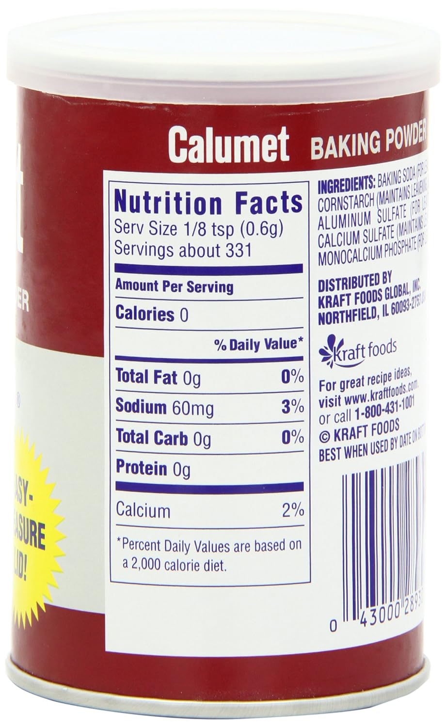 34 Baking Powder Nutrition Label Label Design Ideas 2020
