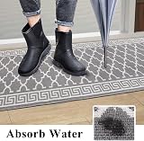 SHACOS Non Slip Hallway Runner Rug 60x180 cm Grey TPR Backing Easy Clean view 6