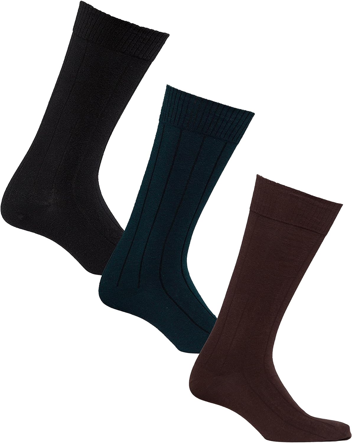 Sugar Free Sox Mens Assorted 3 Pack Health Socks Diabetic Socks