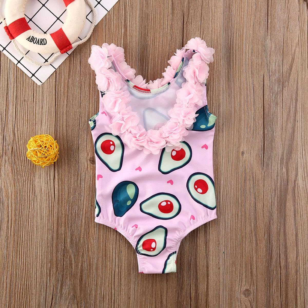 baby girl pineapple swimsuit
