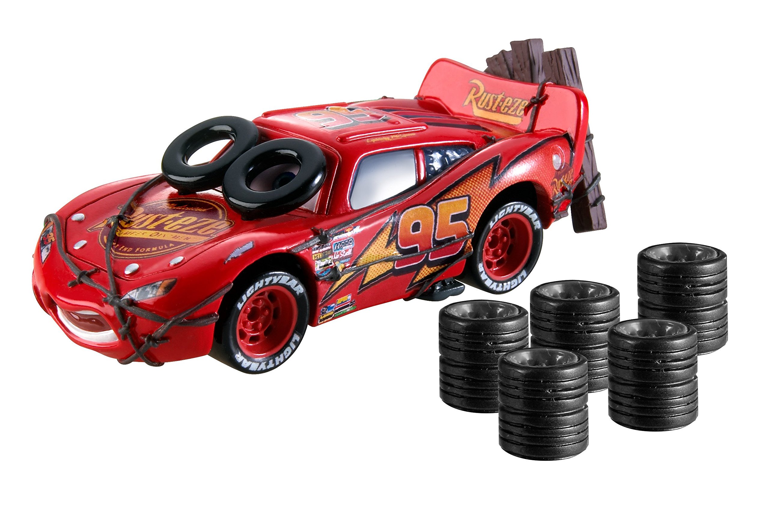 Disney Cars Daredevil McQueen Vehicle by Mattel