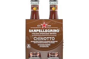 SAN PELLEGRINO Sanpellegrino Italian Sparkling Drink Chinotto, Sparkling Citrus Beverage, 4 Pack of 6.75 Fl Oz Bottles