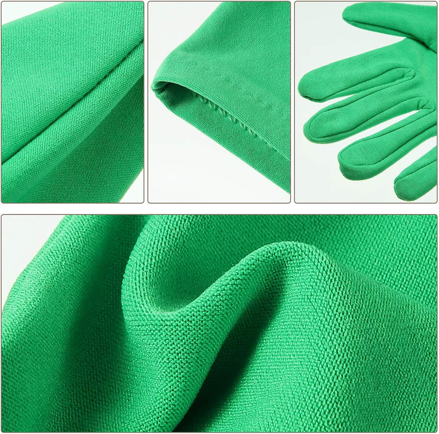 13 Pairs Women Short Satin Gloves Wrist Length Gloves Gown Gloves Opera Gloves for Party at  Women’s Clothing store