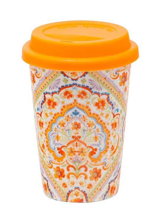 Coffee-to-Go-Becher aus Porzellan Kaffeebecher Trinkbecher Reisebecher Becher mit Deckel Kaffee To Go Becher Porzellan mit De