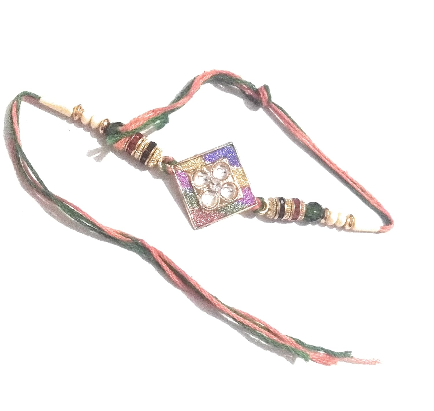 kanisha creations auspicious american diamond bracelet brother rakhi for rakshabandhan