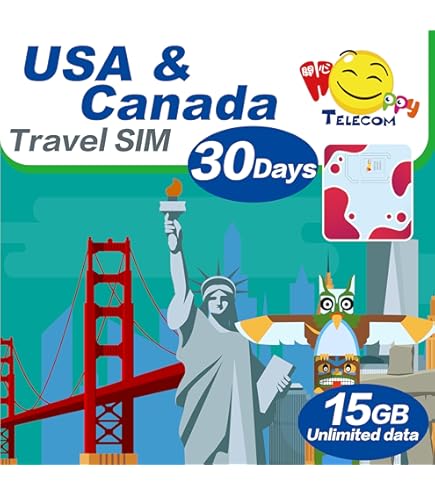 Amazon.com: Happy USA and Canada 15 Days Unlimited Data
