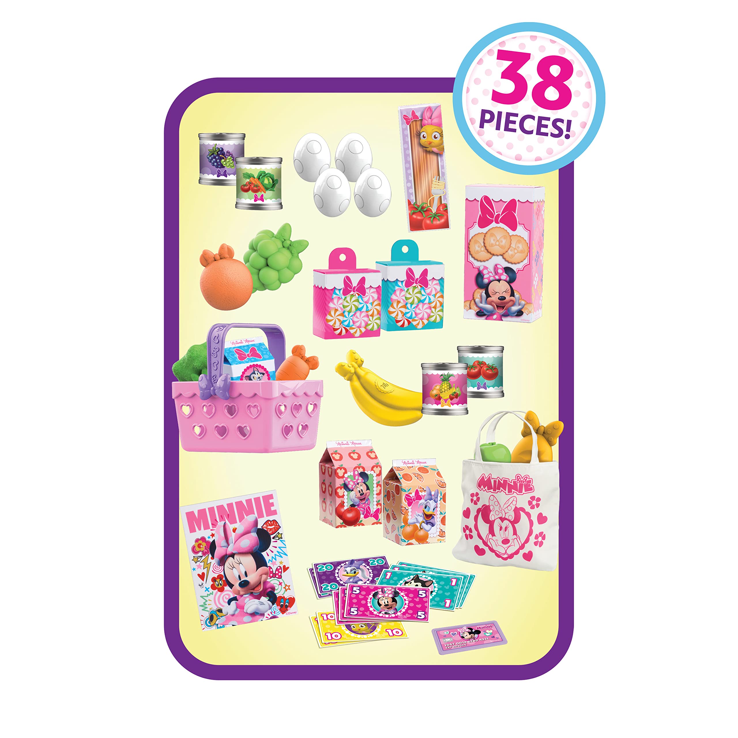 Disney Junior Minnie Mouse Marvelous Market, Pretend Play Cash Register