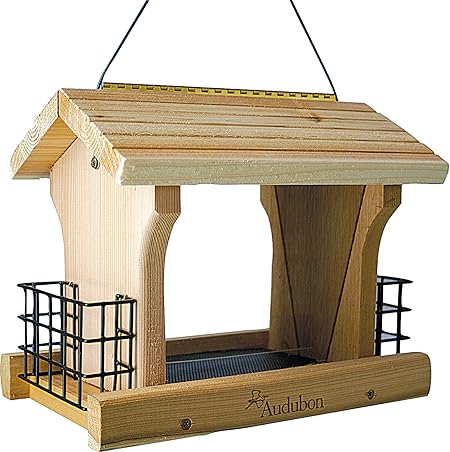 Amazon Com Jur Global Cedar Wood Ranch Style Bird Feeder W Suet