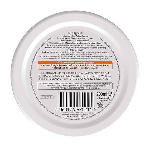 dr organic body butter